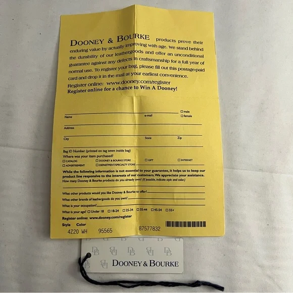 DOONEY & BOURKE WRISTLET, Retro Grafica Grafitti Flap CORK Wristlet, NEW w/ Tags - Picture 13 of 14